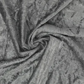 10 yards Velvet Fabric Roll - Charcoal
