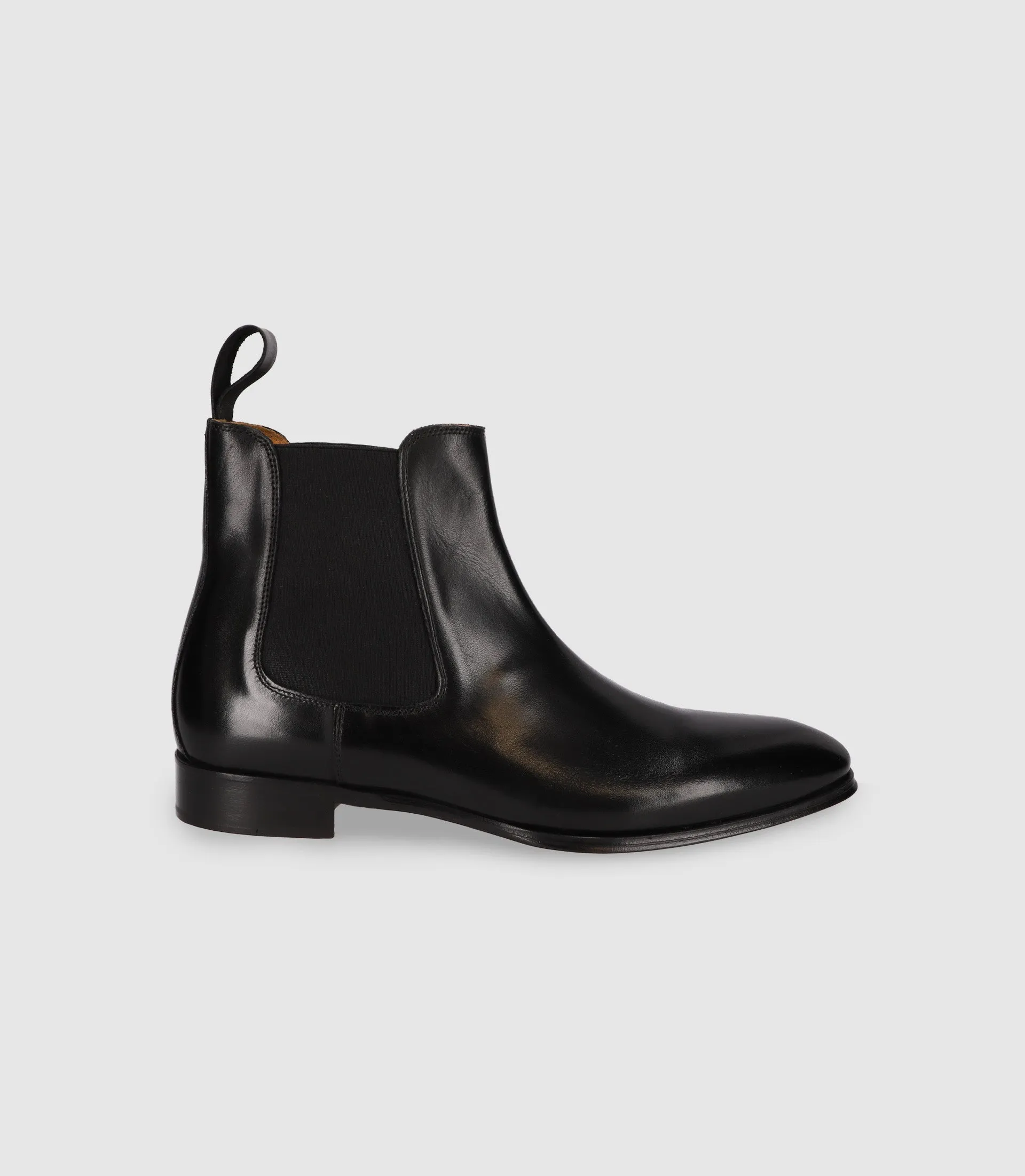 Chaussures chelsea en cuir noires
