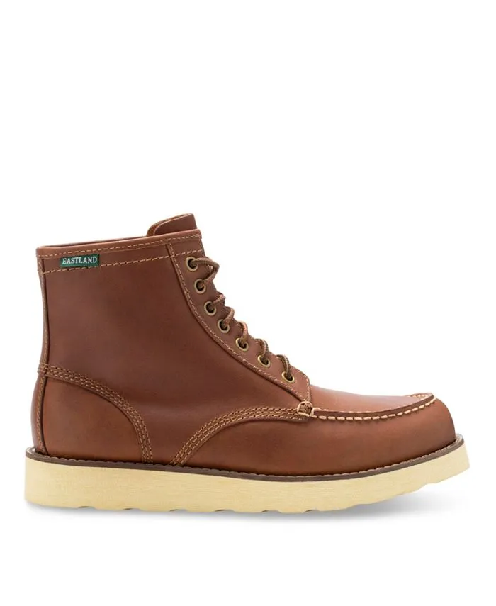 Eastland Shoe men's wooden lace-up boots, brown