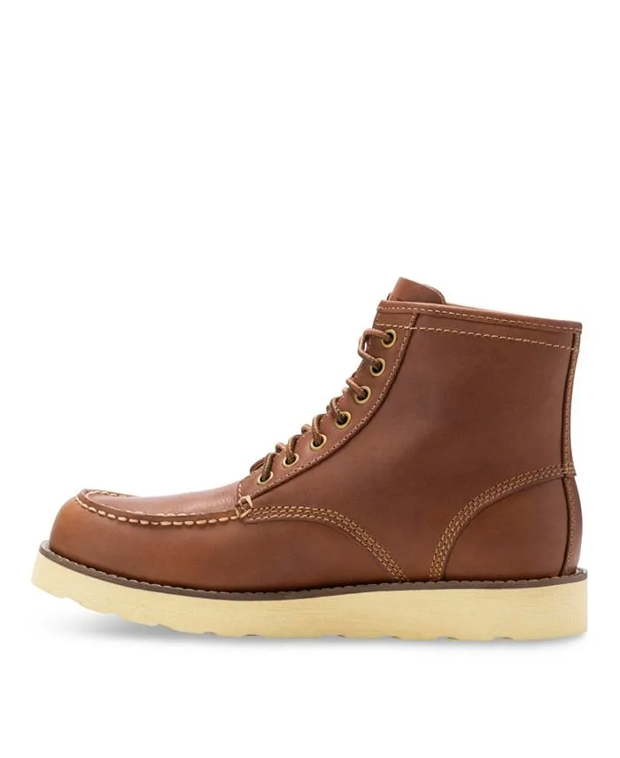 Eastland Shoe men's wooden lace-up boots, brown