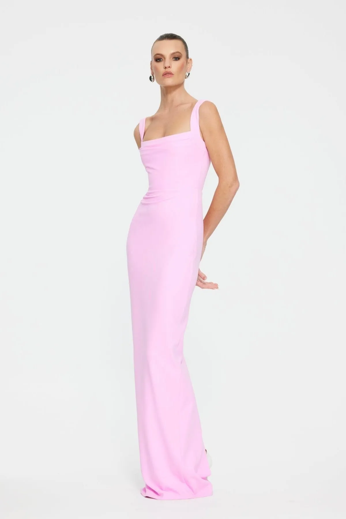 Effie Kats Marbella Gown - Taffy Pink