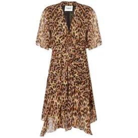 Isabel Marant Etoile Vivienne Printed dress, brown