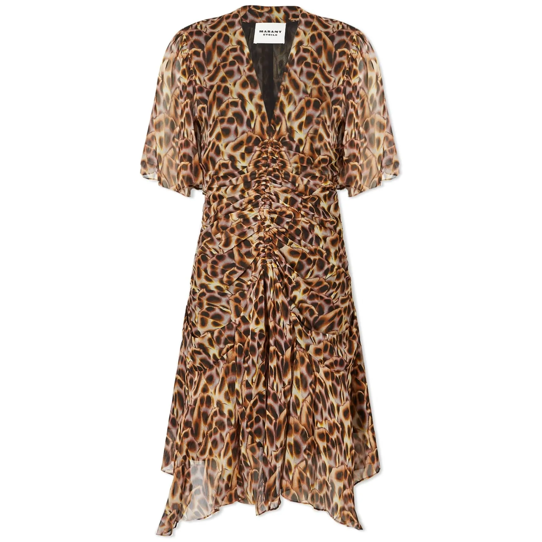 Isabel Marant Etoile Vivienne Printed dress, brown