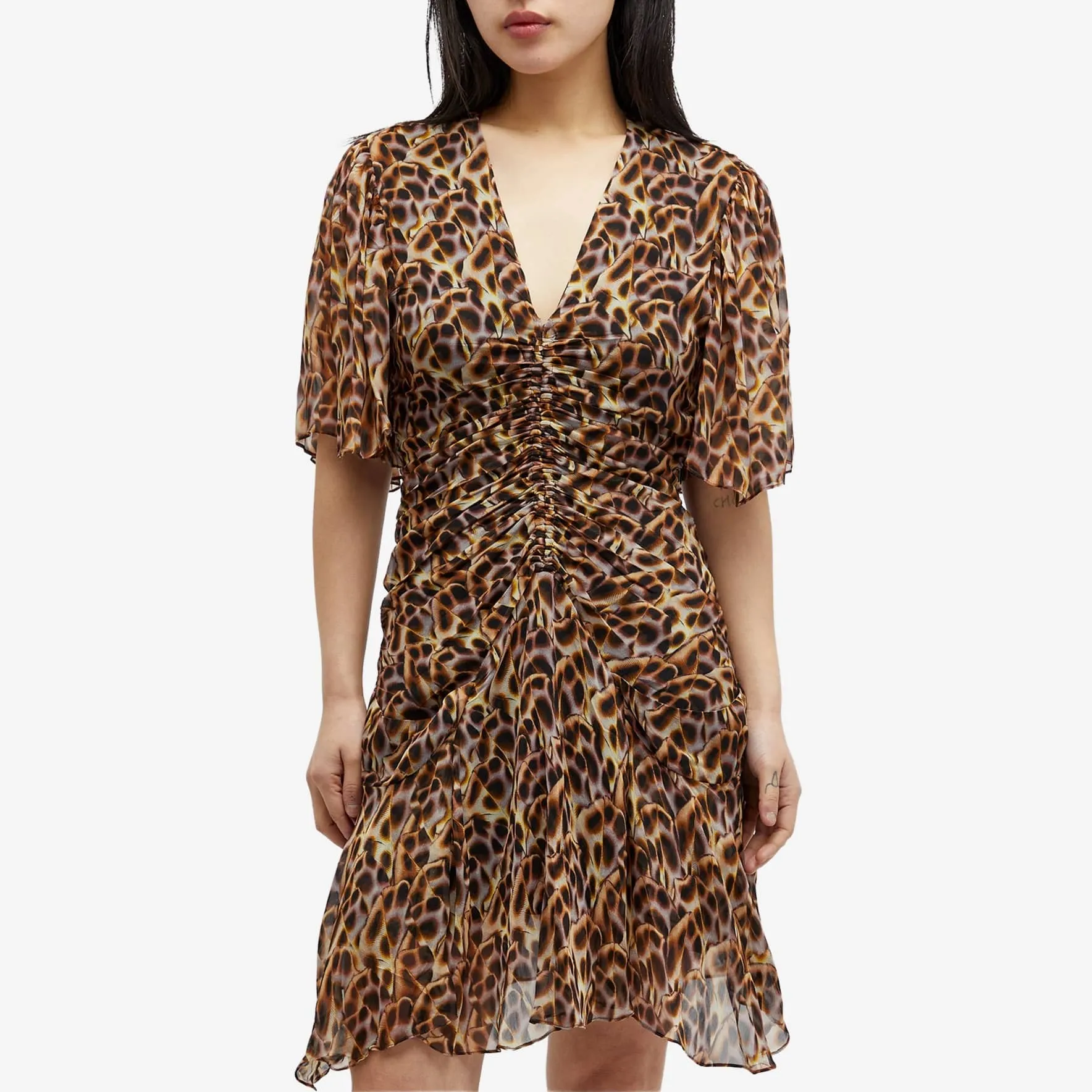 Isabel Marant Etoile Vivienne Printed dress, brown
